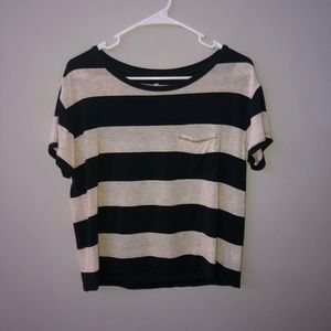 Black and Tan striped shirt from American eagle